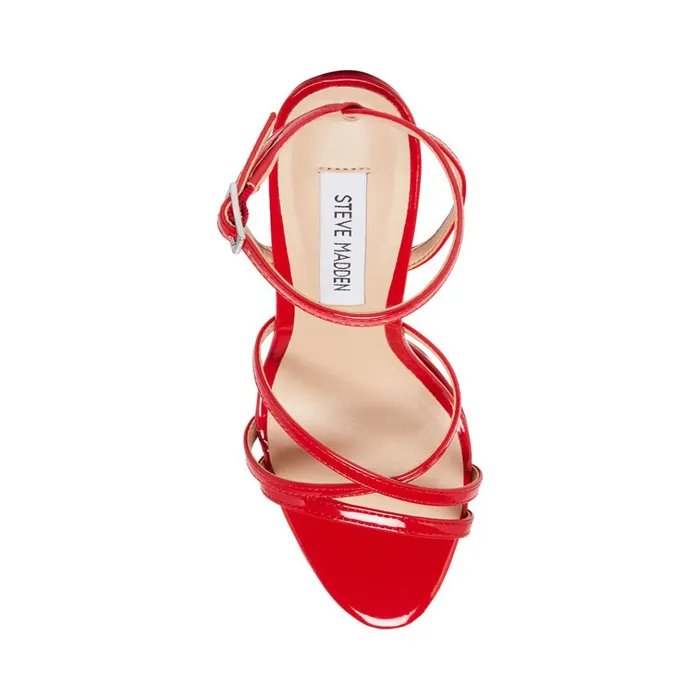 Womens Celia Red Patent Steve Madden Heels