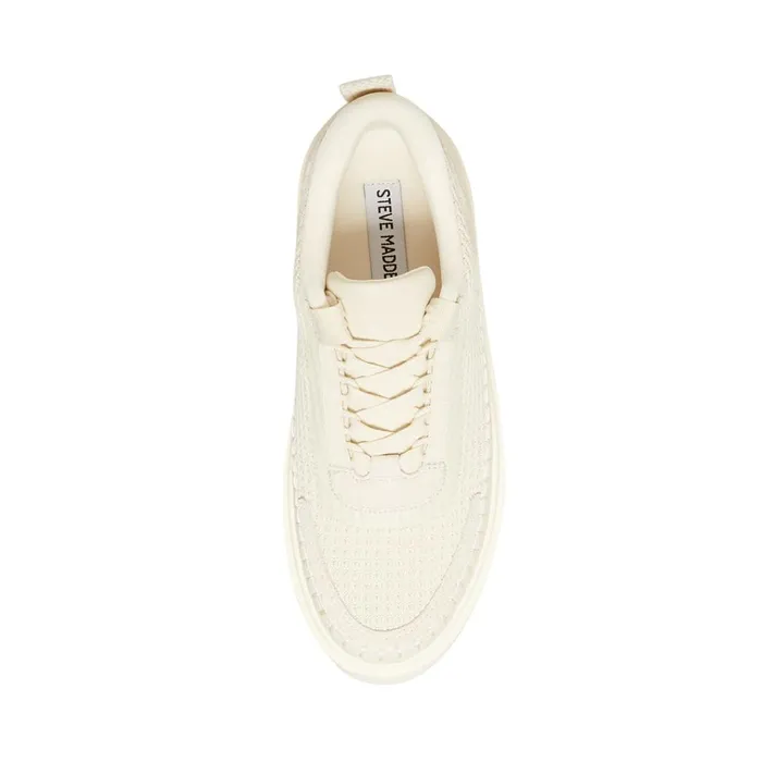 Womens CharlieW Beige Multi Steve Madden Sneakers