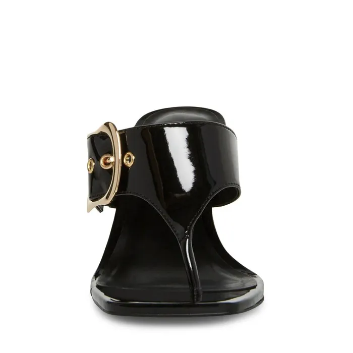 Womens Chelle Black Patent Steve Madden Heels