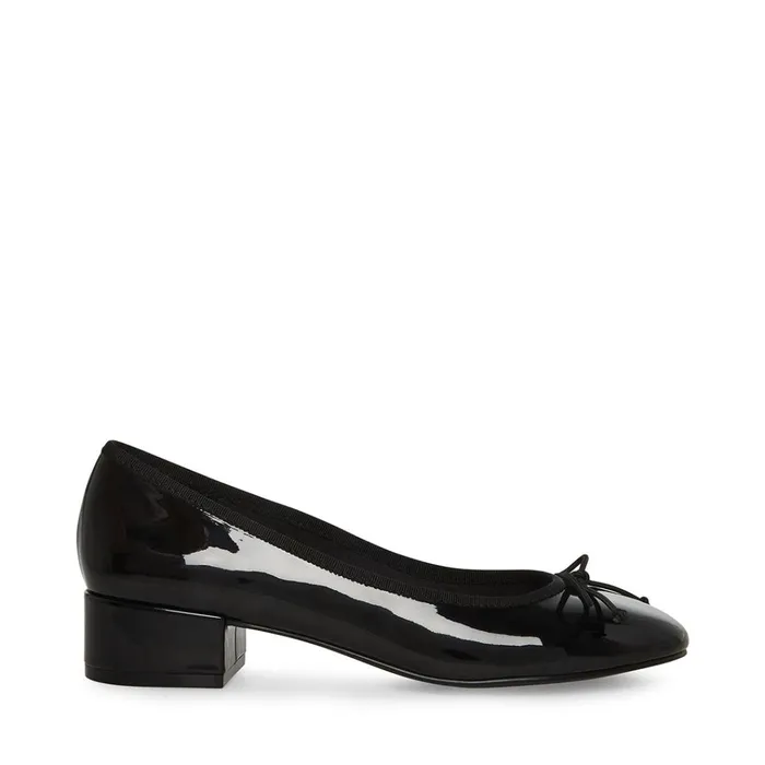 Womens Cherish Black Patent Steve Madden Heels