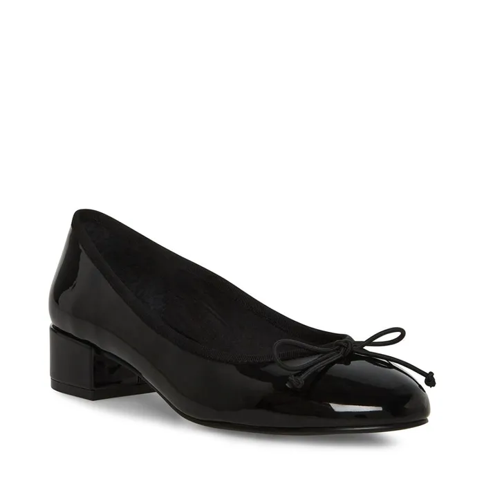 Womens Cherish Black Patent Steve Madden Heels