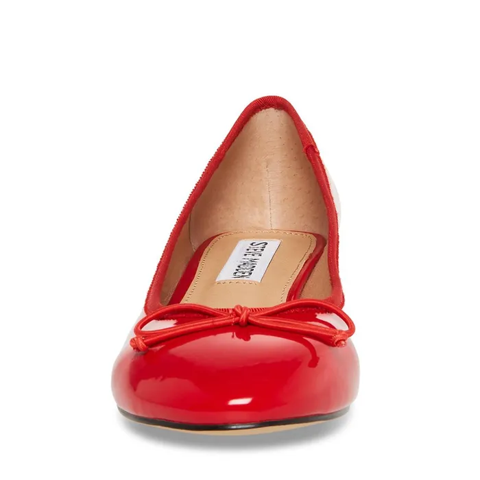 Womens Cherish Red Patent Steve Madden Heels