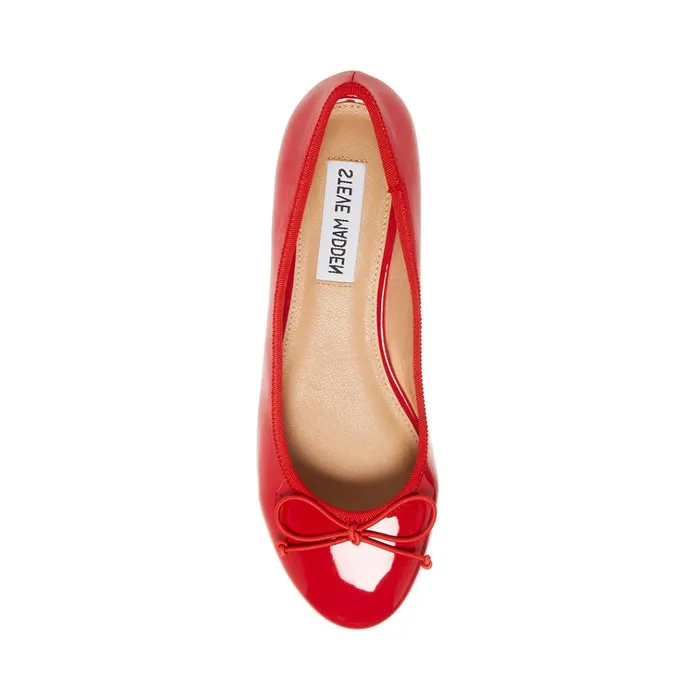 Womens Cherish Red Patent Steve Madden Heels