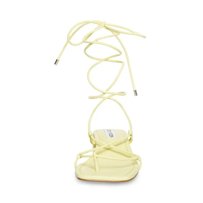 Womens Claremont Yellow Steve Madden Sandals