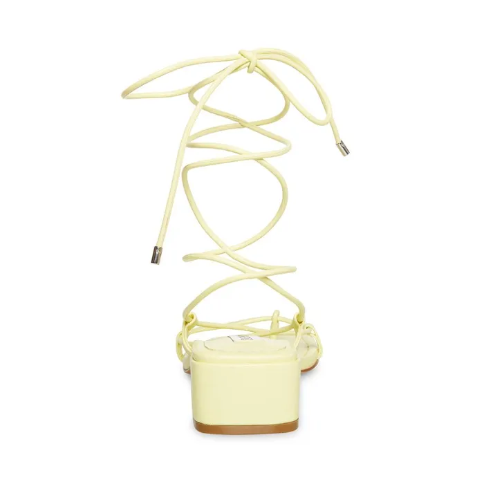 Womens Claremont Yellow Steve Madden Sandals