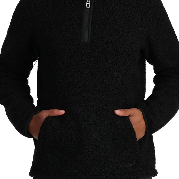 Womens Cloud Fleece 8211 Black Spyder Fleece