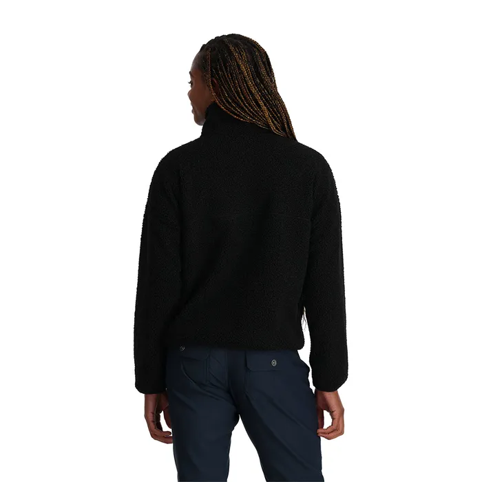 Womens Cloud Pullover 8211 Black Spyder Fleece