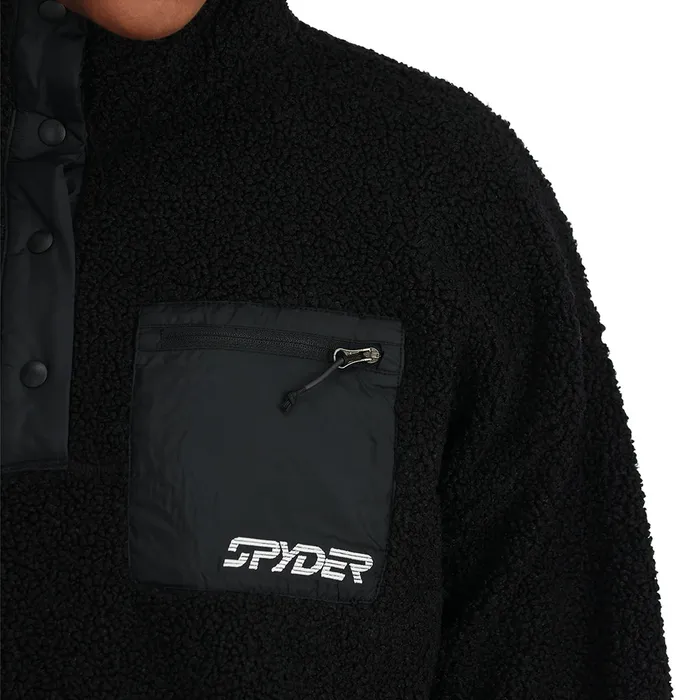 Womens Cloud Pullover 8211 Black Spyder Fleece
