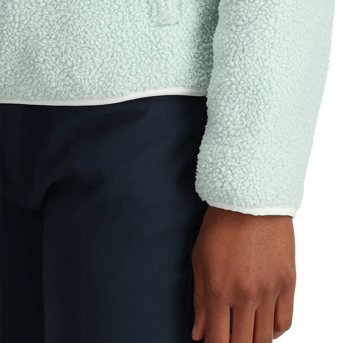 Womens Cloud Pullover 8211 Wintergreen Spyder Fleece