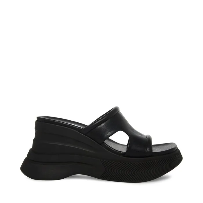 Womens Clue Black Steve Madden Sandals