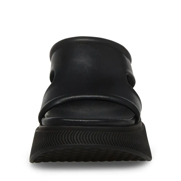 Womens Clue Black Steve Madden Sandals