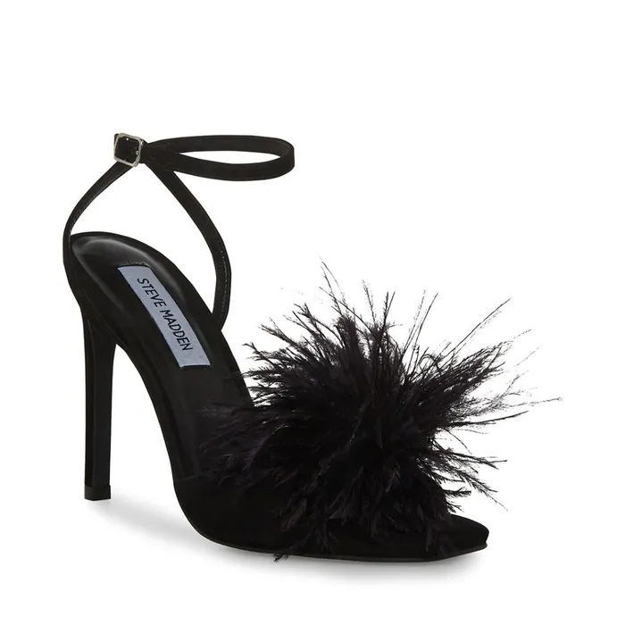 Womens Crush Black Steve Madden Heels