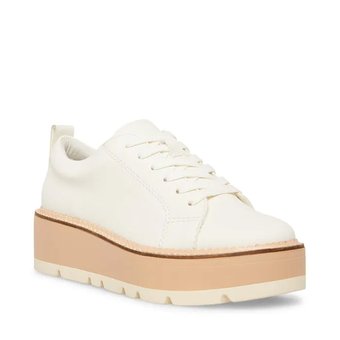 Womens Dawson White Steve Madden Sneakers