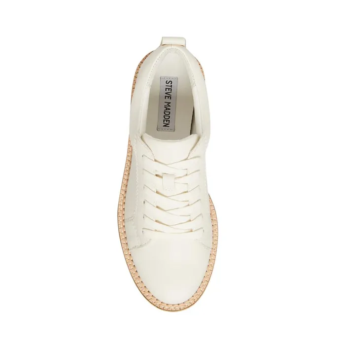 Womens Dawson White Steve Madden Sneakers