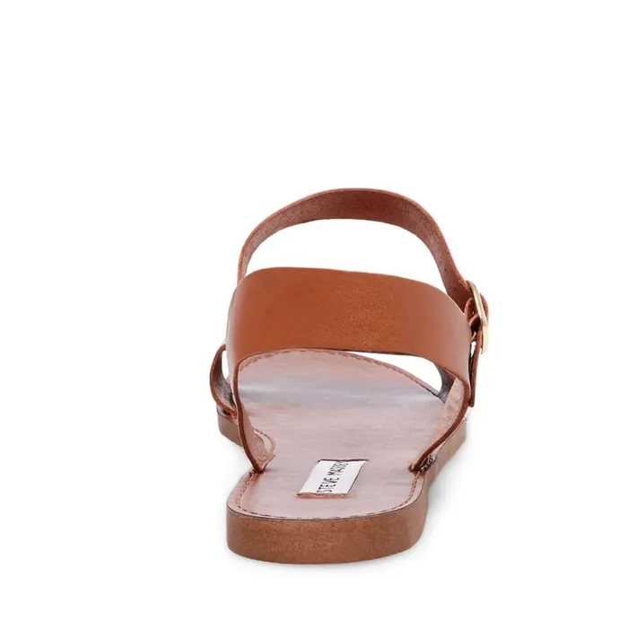 Womens Donddi Tan Leather Steve Madden Sandals