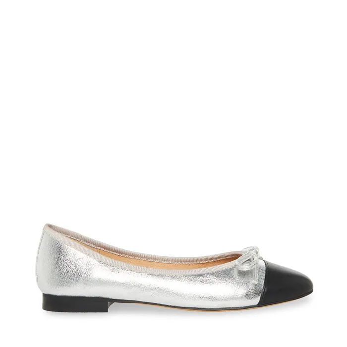 Womens Ellison Silver Steve Madden Loafers and Flats