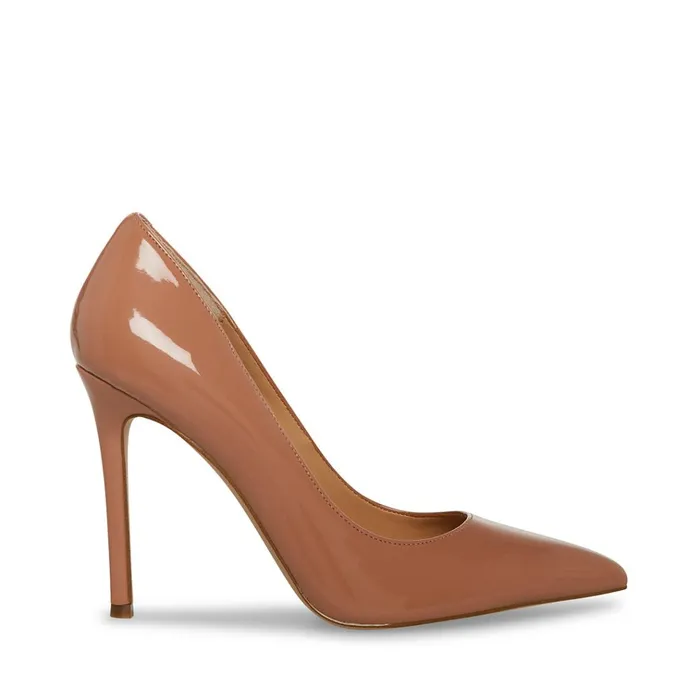 Womens Evelyn Blush Patent Steve Madden Heels
