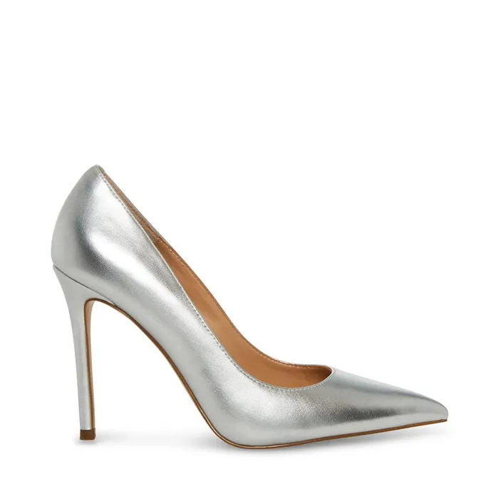 Womens Evelyn Silver Steve Madden Heels