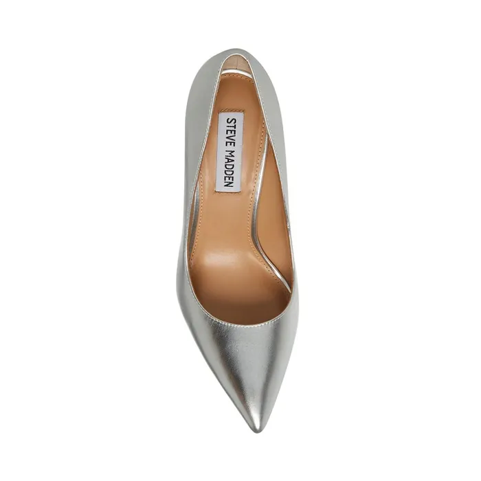 Womens Evelyn Silver Steve Madden Heels