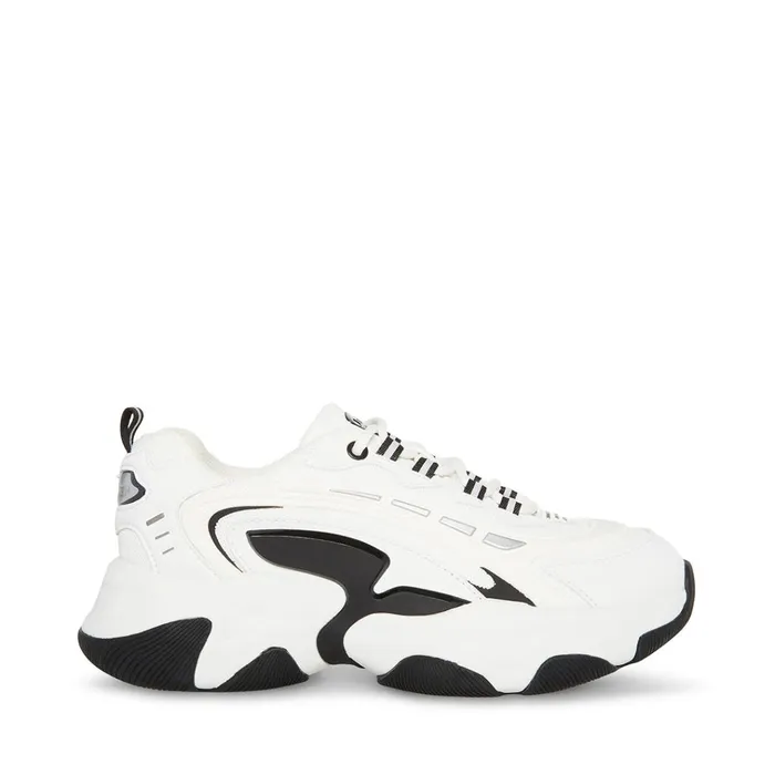 Womens Flex BlackWhite Steve Madden Sneakers