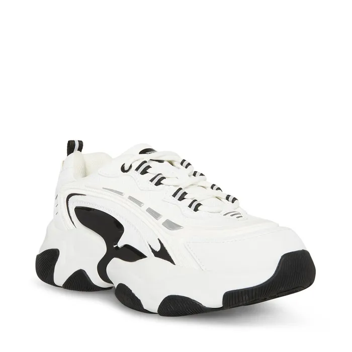 Womens Flex BlackWhite Steve Madden Sneakers