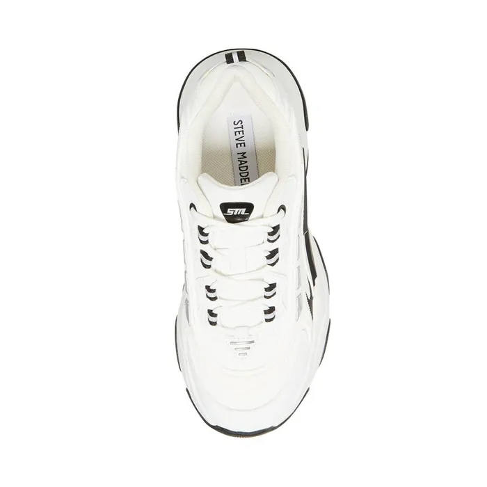 Womens Flex BlackWhite Steve Madden Sneakers