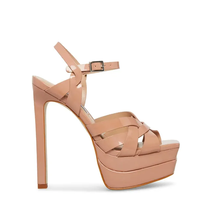 Womens Flirt Blush Patent Steve Madden Heels