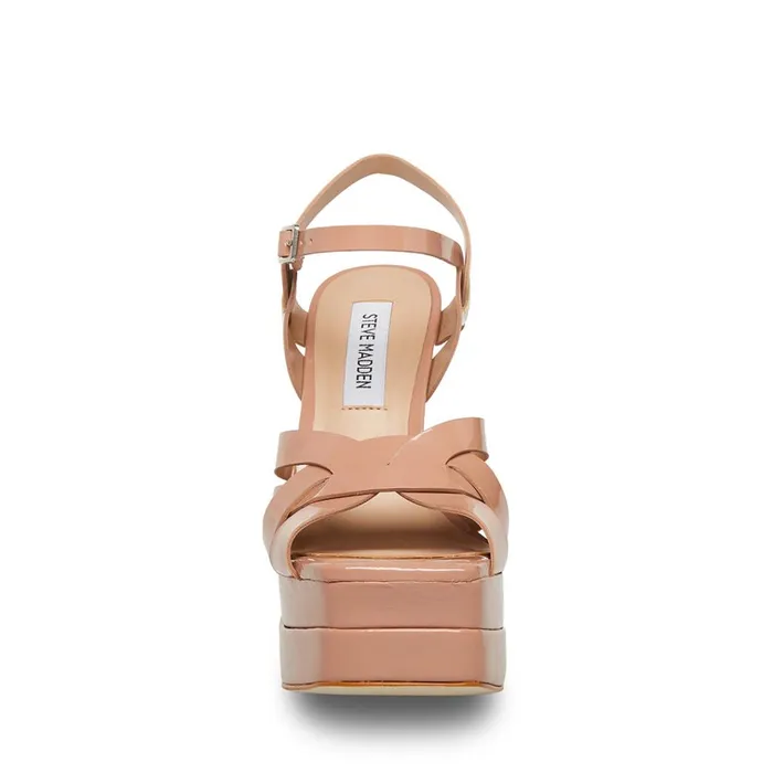 Womens Flirt Blush Patent Steve Madden Heels