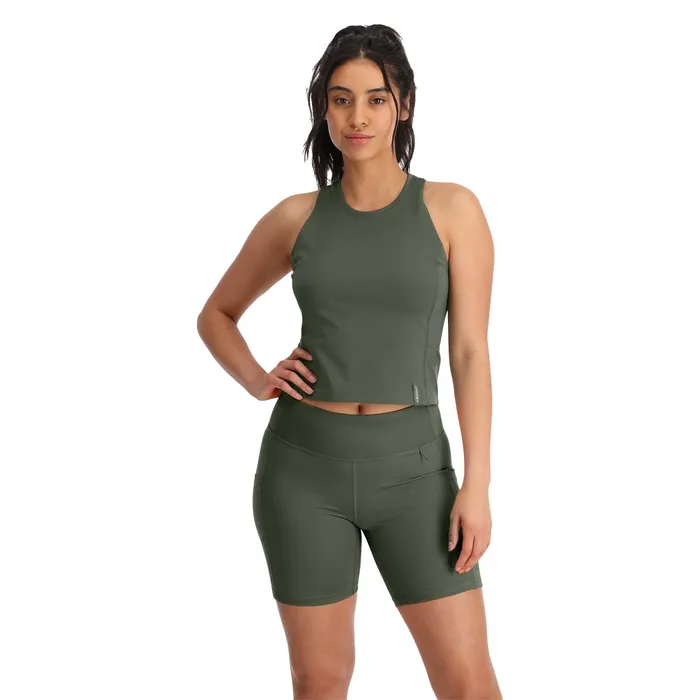 Womens Follow Me Trek Tank 8211 Thyme Green Spyder Tees 038 Tanks