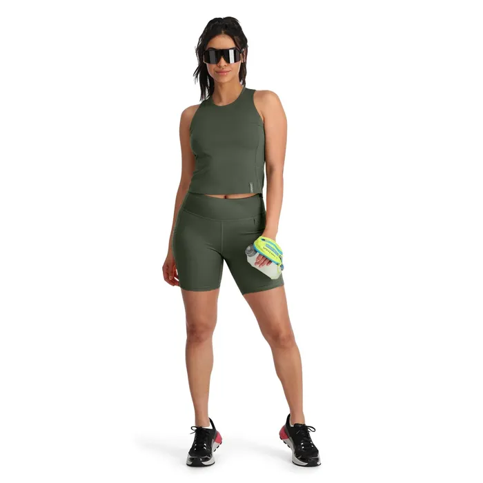 Womens Follow Me Trek Tank 8211 Thyme Green Spyder Tees 038 Tanks