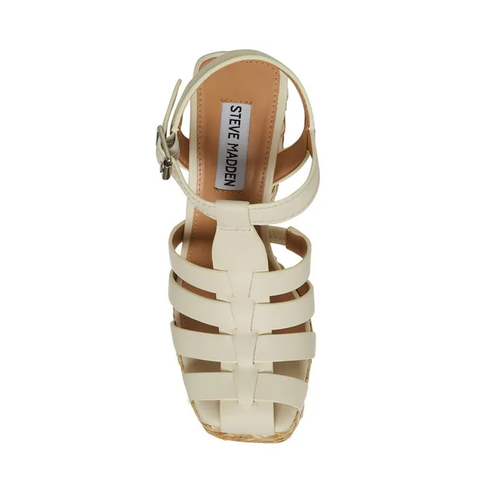 Womens Gallery Bone Leather Steve Madden Heels