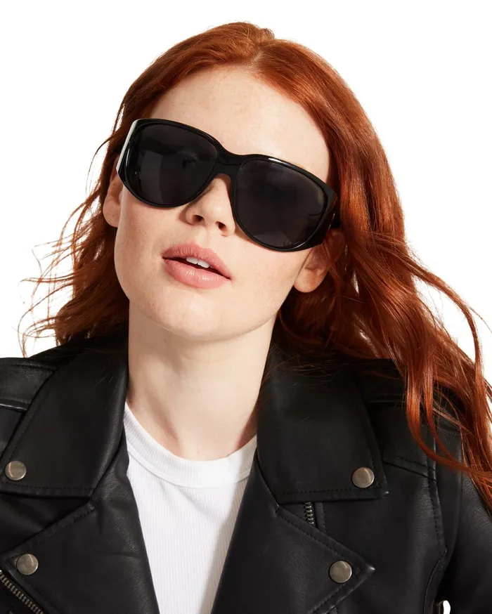 Womens Gino Sunglasses Black Steve Madden Sunglasses