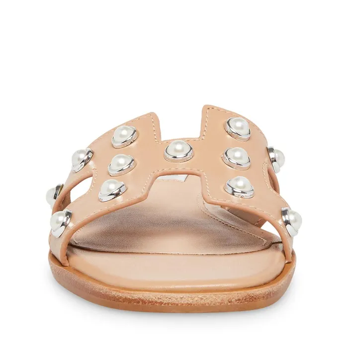 Womens HadynP Blush Leather Steve Madden Sandals