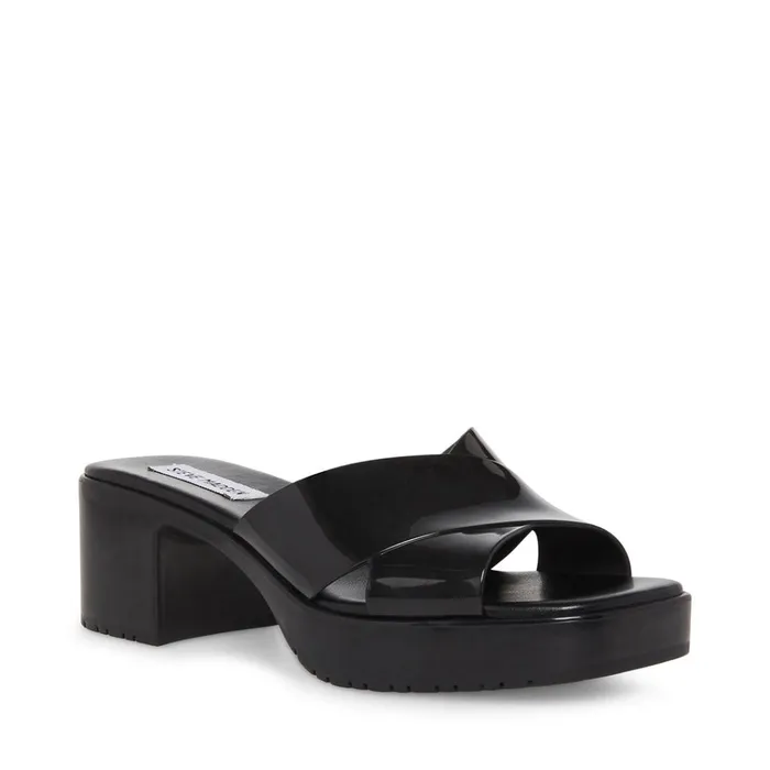 Womens Harley Black Steve Madden Sandals