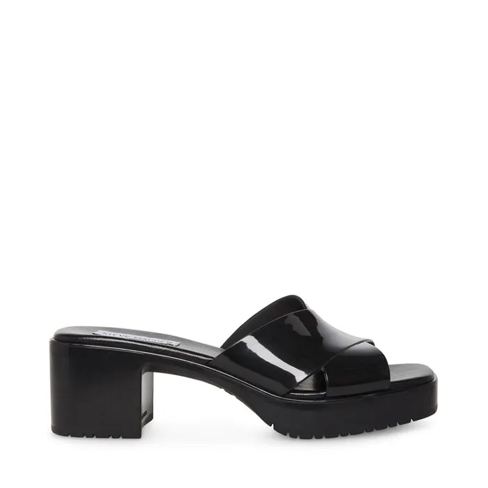 Womens Harley Black Steve Madden Sandals
