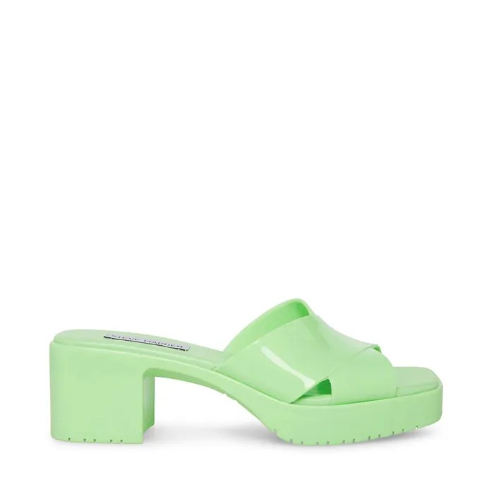 Womens Harley Green Steve Madden Sandals