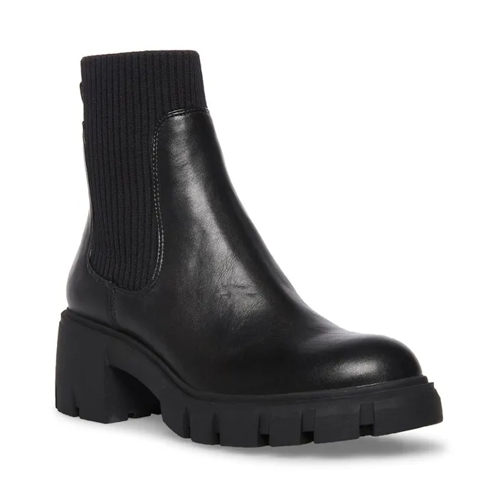 Womens Hutch Black Steve Madden Boots and Booties