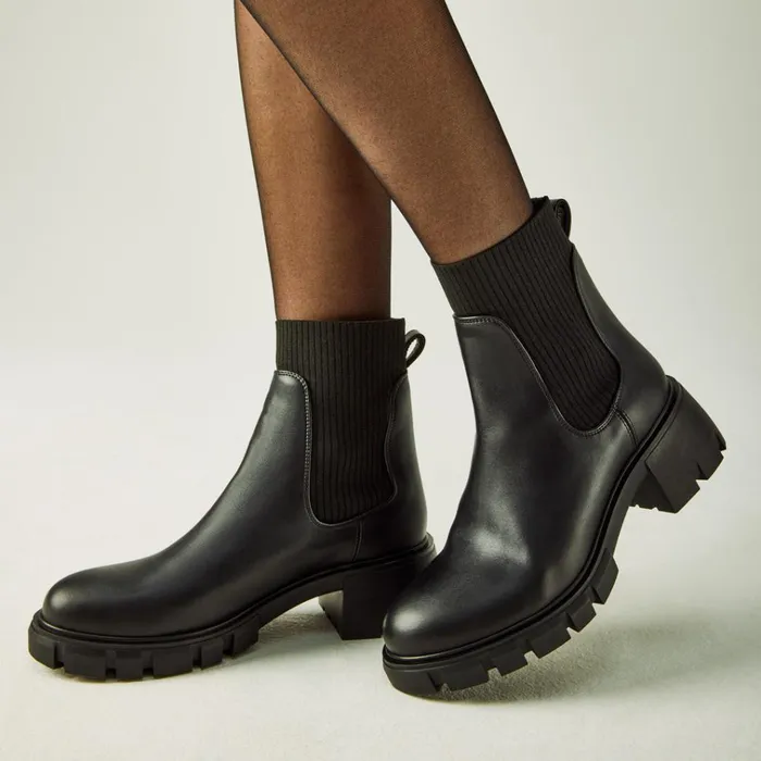 Womens Hutch Black Steve Madden Boots and Booties