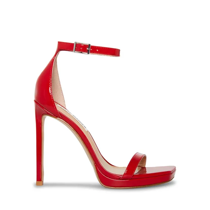 Womens Iridessa Red Patent Steve Madden Heels