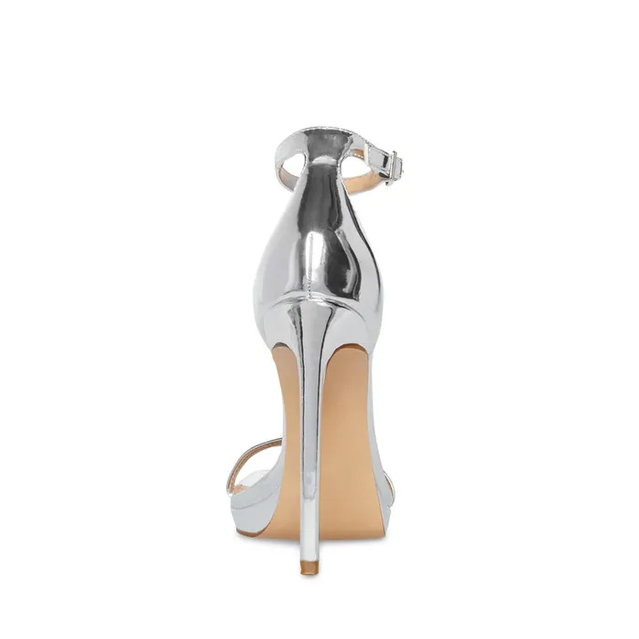 Womens Iridessa Silver Steve Madden Heels