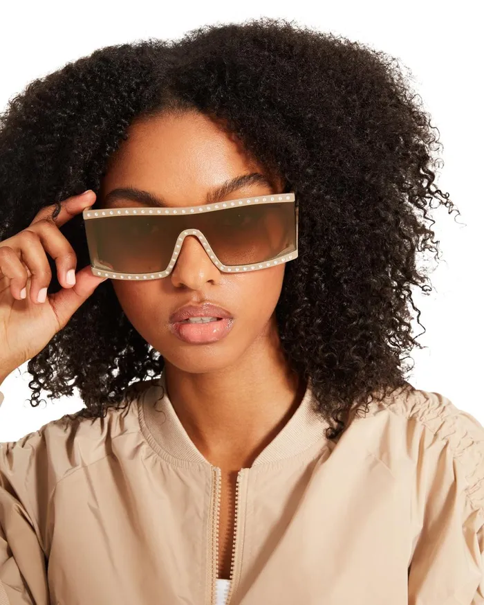 Womens Jagger Sunglasses Tan Steve Madden Sunglasses