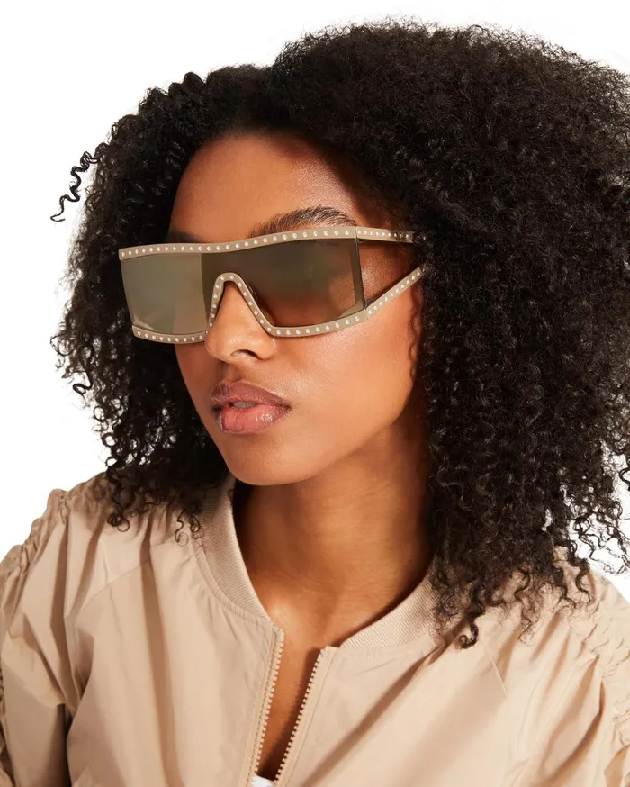 Womens Jagger Sunglasses Tan Steve Madden Sunglasses
