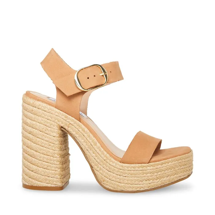 Womens Janice Tan Nubuck Steve Madden Heels