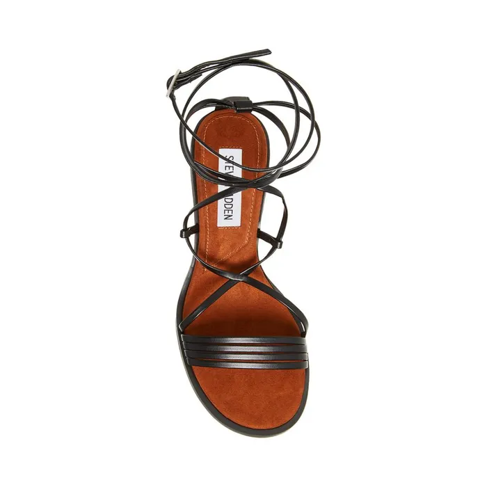 Womens Jasper Black Steve Madden Sandals
