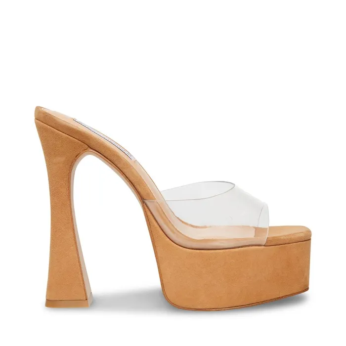 Womens Kacie Clear Steve Madden Heels