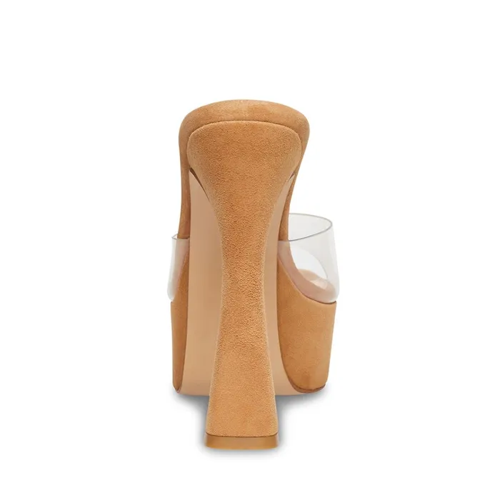 Womens Kacie Clear Steve Madden Heels