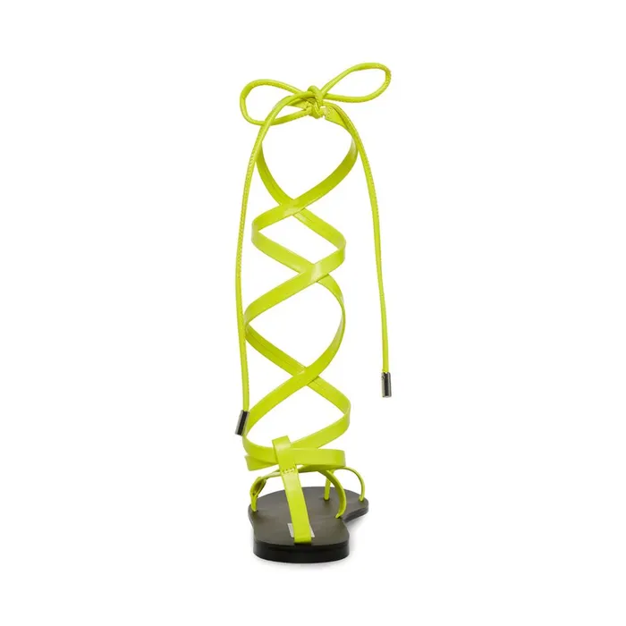 Womens Kala Lime Steve Madden Sandals