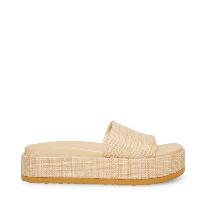 Womens Kasper Natural Steve Madden Sandals