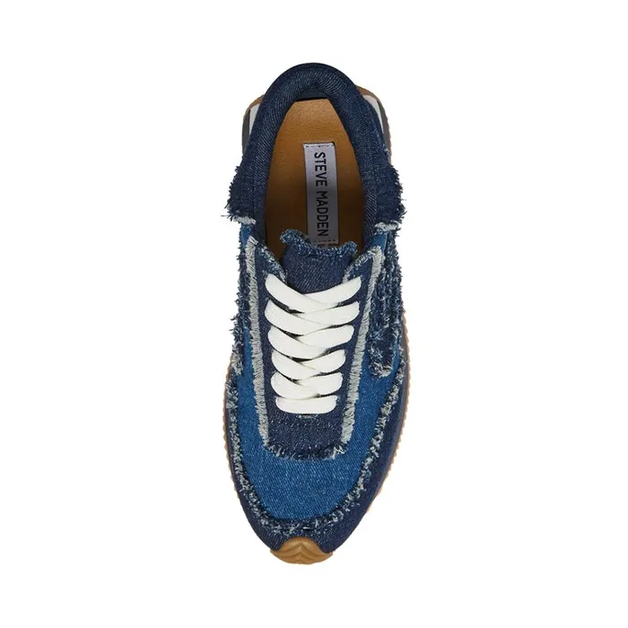 Womens Kennie Denim Multi Steve Madden Sneakers