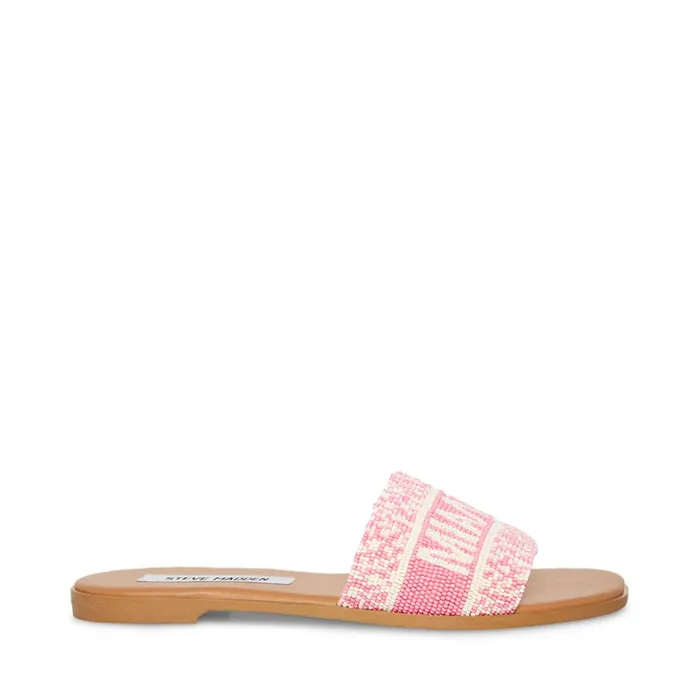 Womens KnoxB Pink Multi Steve Madden Sandals